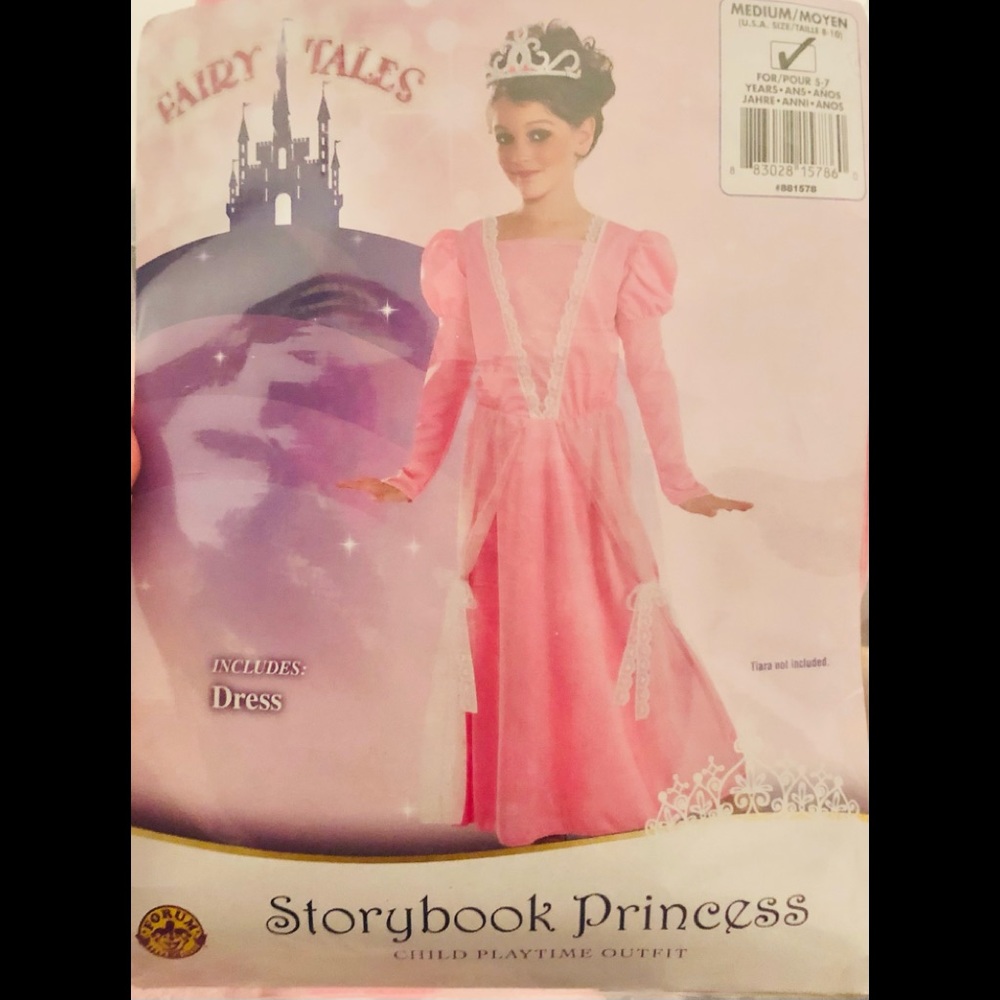 Fairy Tales STORYBOOK PRINCESS CHILD OUTFIT Dress-up Costume